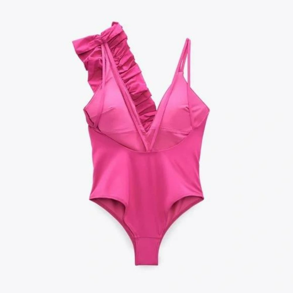 ZARA RUFFLE SWIMSUIT - Picture 4 of 4